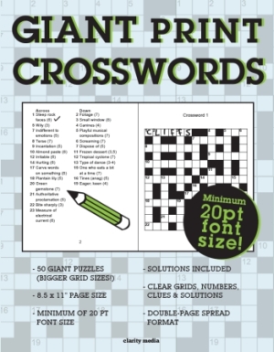 Giant Print Crossword Books