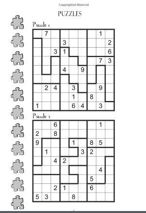 jigsaw sudoku book