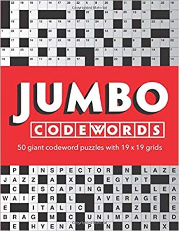 Jumbo Codewords: 50 giant codeword puzzles with 19x19 grids