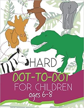 Hard dot-to-dot for Children Ages 6-8